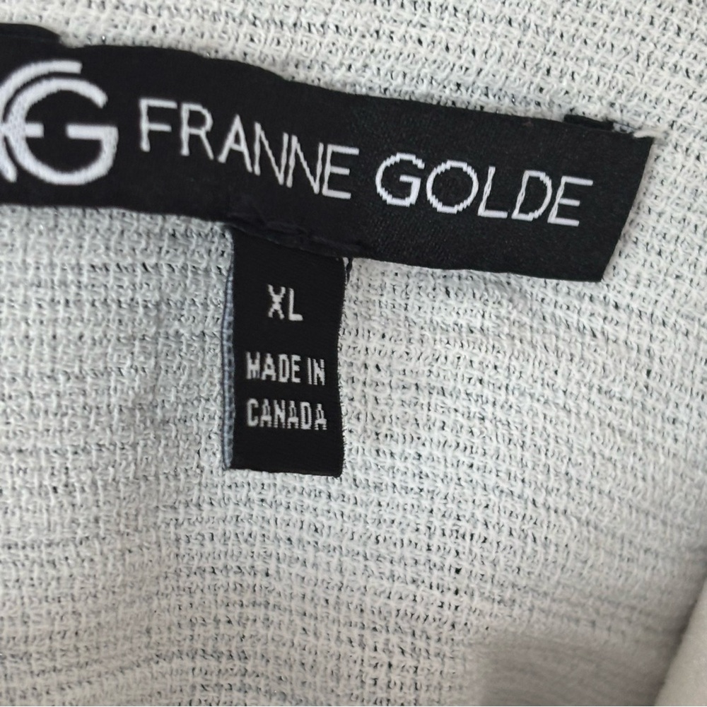 Franne Golde Tunic Size XL Navy and White - Picture 7 of 17